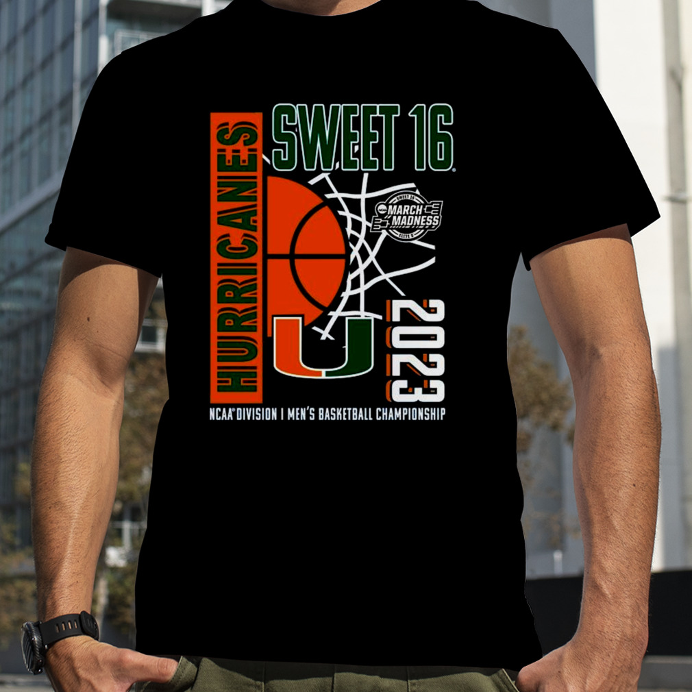 Miami Men's Basketball NCAA March Madness Sweet Sixteen 2023 Shirt