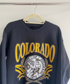 Vintage University of Colorado Crewneck Sweatshirt, Colorado Buffaloes Shirt, Csu Sweatshirt, College Shirt