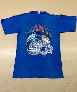 Vintage 1990s New York Giants NFL Sports T Shirt Hoodie Sweatshirt Full Size Full Color Gift for NFL Fans