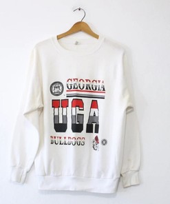 Vintage Style University of Georgia Bulldogs Sweatshirt, Bulldogs T-Shirt, Georgia Sweater, Gift for Fans