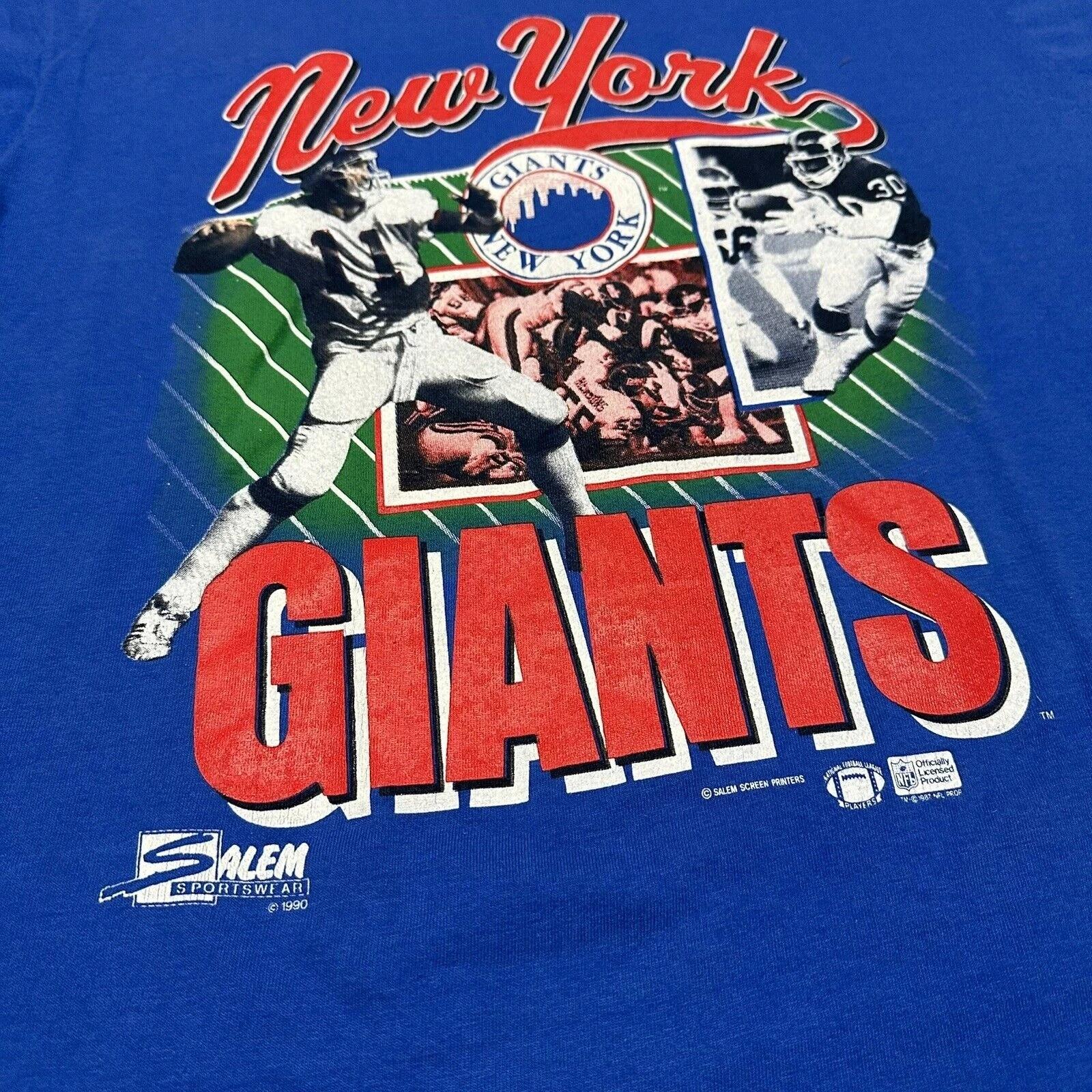 Nfl New York Giants Tshirt Pullover Hoodie Crewneck Sweatshirt Reprinted Full Color Full Size Gifts for NFL Fans - Image 2