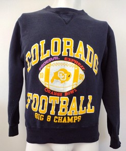 Vintage Champion Sweatshirt 1991 Colorado Cu Buffaloes Football Orange Bowl Usa Shirt, Hoodie