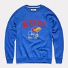 Kansas Jayhawks Pennant Crewneck Sweatshirt Gifts for NCAA Fans