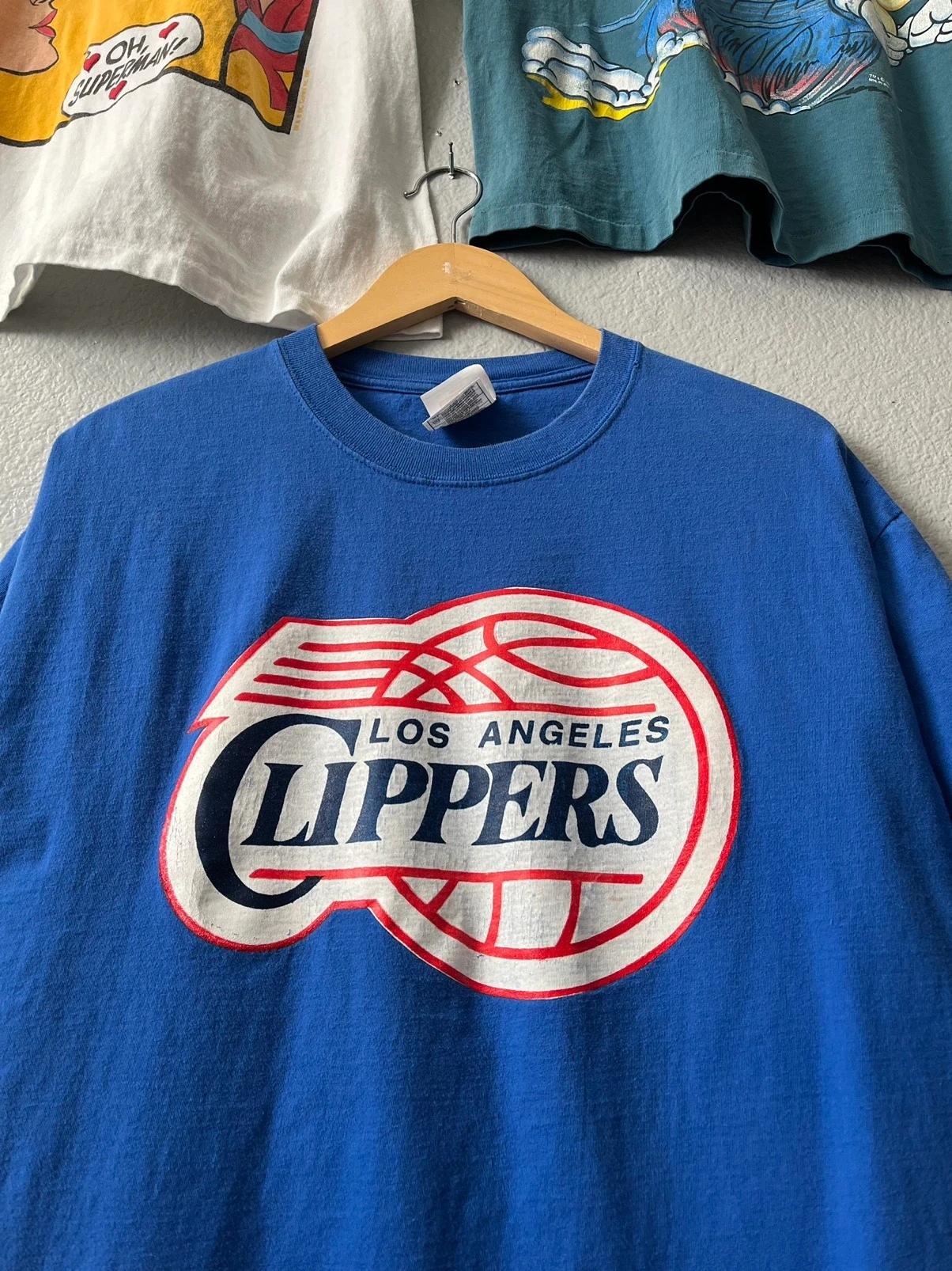 Los Angeles Clippers Vintage Style Y2K Shirt Sweatshirt Hoodie Reprinted Full Size Gifts for NBA Fans - Image 2