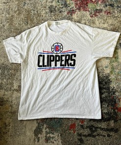 Vintage Style La Clippers Shirt Sweatshirt Hoodie Reprinted Full Size Gifts for NBA Fans