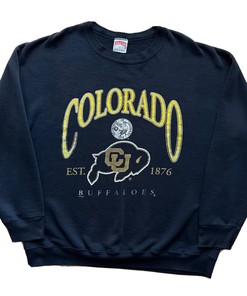 Vintage Colorado Buffaloes Sweatshirt 90s Football Sportswear Nutmeg Shirt, Hoodie