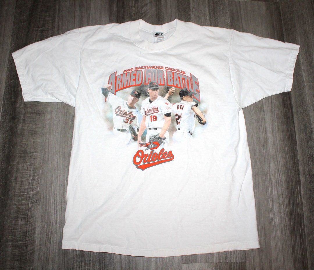 Vintage 90s Clothing MLBBaltimore Orioles Baseball World Series Starter Shirt Sweatshirt Hoodie for MLBFans