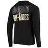 Russell Athletic Black Colorado Buffaloes Back Hit Crew Neck Long Sleeve T-Shirt