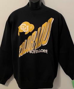 Vintage 90's Univ Colorado Buffaloes Hanes Crew Neck Sweatshirt, Hoodie, Shirt