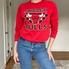 Vintage 90s Chicago Bulls Raglan Sweatshirt Hoodie Shirt Gifts for Fans