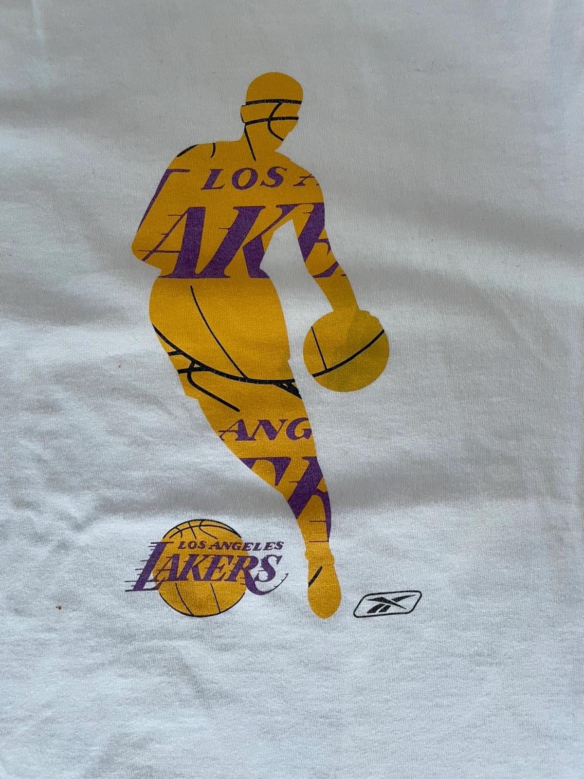 Vintage Style Lakers Shirt Hoodie Sweatshirt Reprinted Full Size Gifts for NBA Fans - Image 2