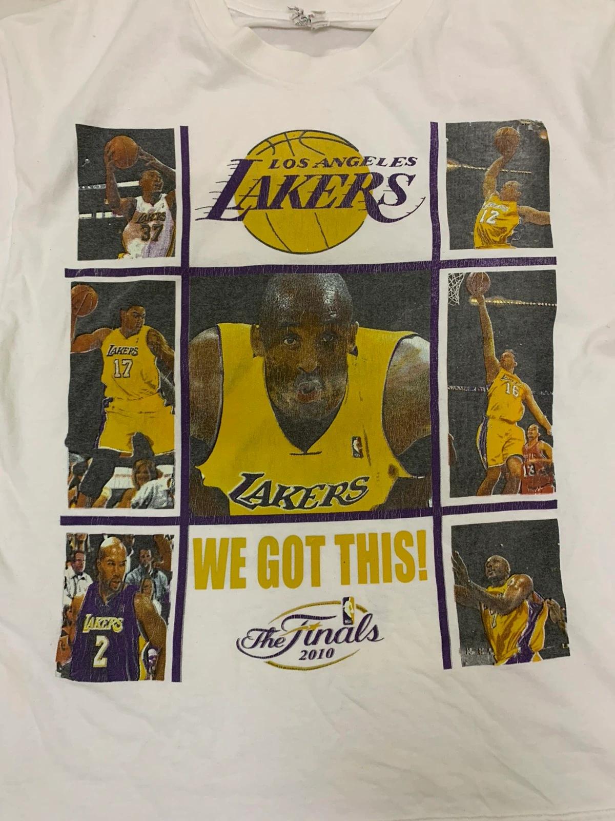 Rare Vintage Style Kobe Bryant NBA Finals 2010 Raptees Lakers Shirt Hoodie Sweatshirt Reprinted Full Size Gifts for NBA Fans - Image 2