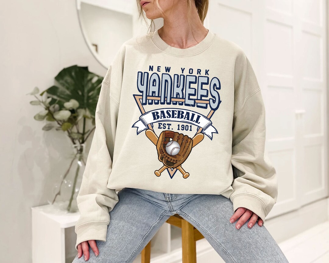 Vintage New York Baseball Shirt, New York MLBShirt, Baseball Fan Gifts, New York Fan Shirt Hoodie Sweatshirt