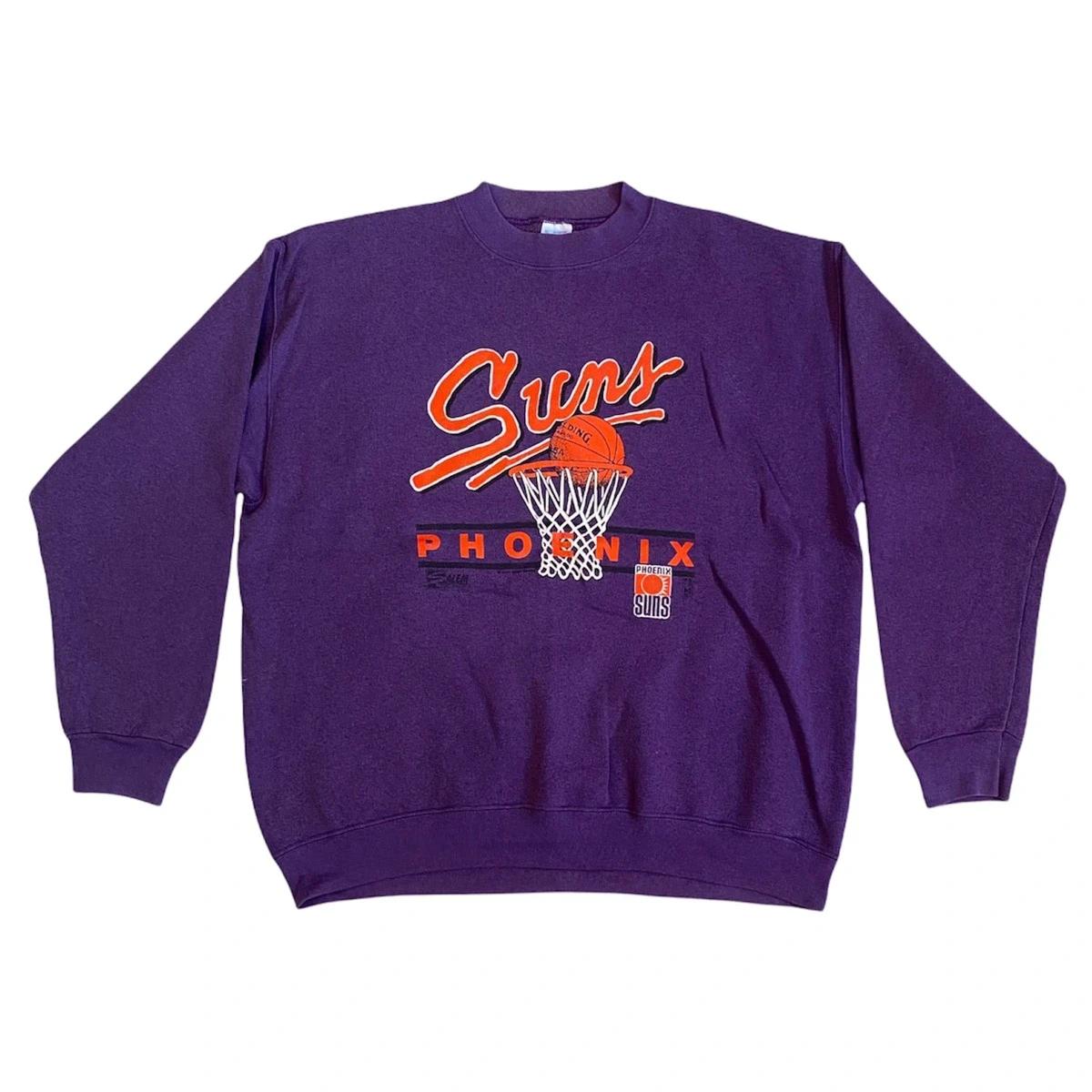 Vintage Style NBA Phoenix Suns Jumper Shirt Sweatshirt Hoodie Reprinted Full Size Gifts for NBA Fans