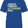Kansas Jayhawks Shirt, January February April