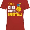 Kansas Jayhawks Shirt, This Girl Loves Kansas Basketball