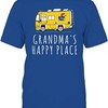 Kansas Jayhawks Shirt, Camping Grandma's Happy Place Team