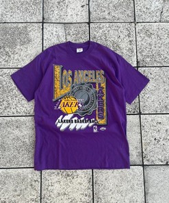 Vintage Style 90s Los Angeles Lakers Shirt Hoodie Sweatshirt Reprinted Full Size Gifts for NBA Fans