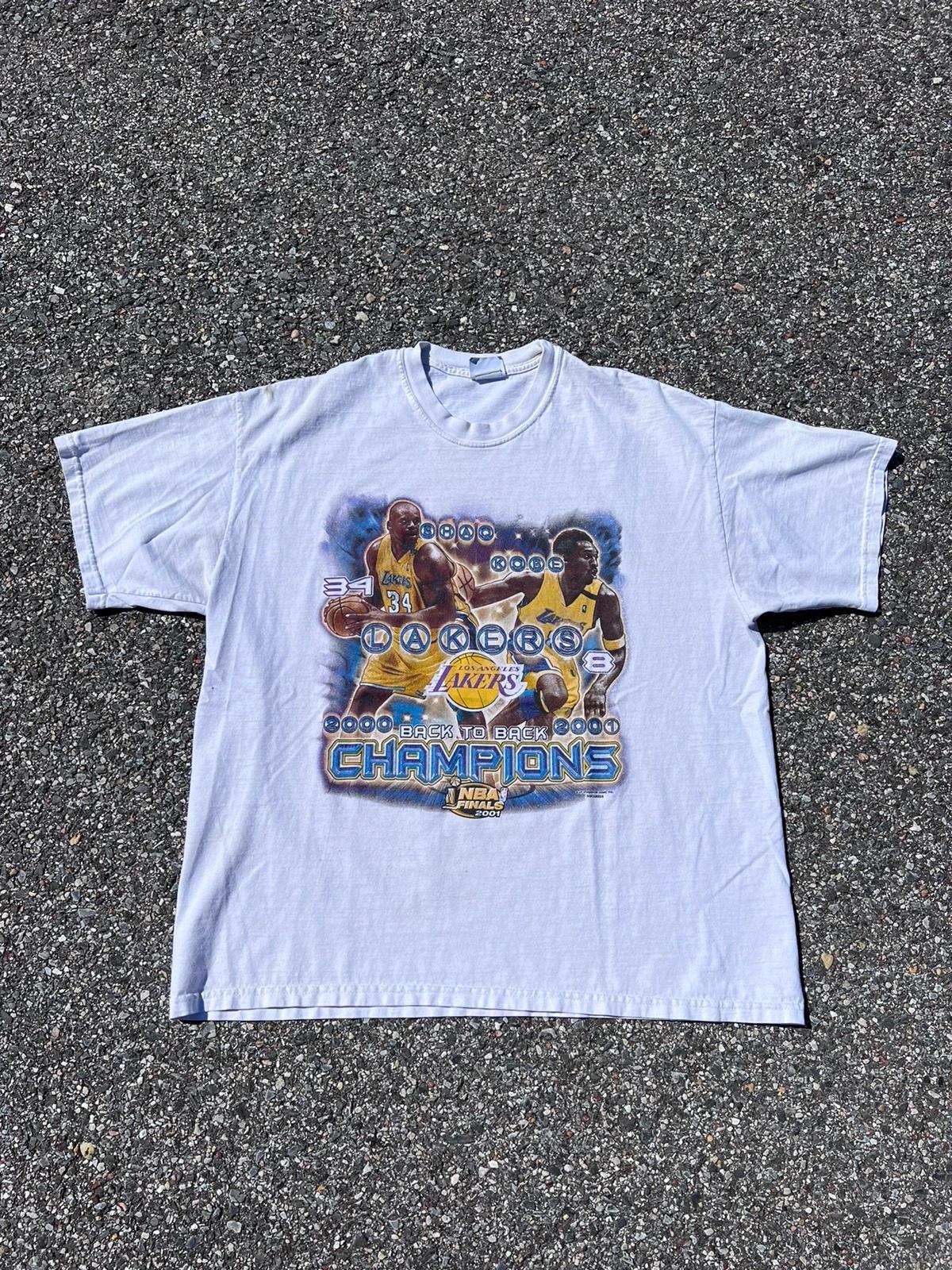 Vintage Style Kobe Bryant Shaq Shirt Hoodie Sweatshirt Reprinted Full Size Gifts for NBA Fans