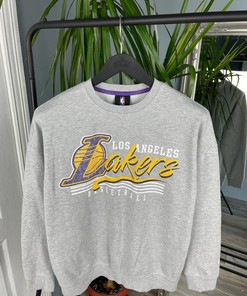 L.A. Lakers NBA Vintage Style Shirt Hoodie Sweatshirt Reprinted Full Size Gifts for NBA Fans