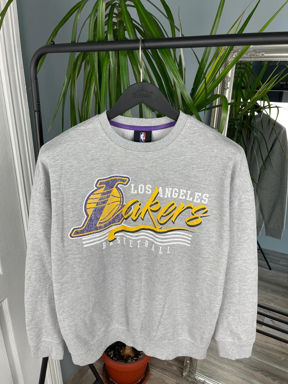 L.A. Lakers NBA Vintage Style Shirt Hoodie Sweatshirt Reprinted Full Size Gifts for NBA Fans