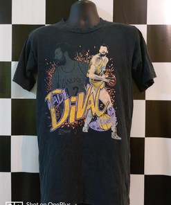 Vintage Style 90s La Lakers Vlade Divac Shirt Hoodie Sweatshirt Reprinted Full Size Gifts for NBA Fans