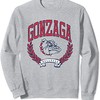 Vintage Style Gonzaga Bulldogs Victory Logo Crewneck Sweatshirt for NCAA Fans