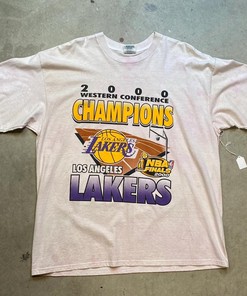 Vintage Style 2000 La Lakers NBA Champion Shirt Sweatshirt Hoodie Reprinted Full Size Gifts for NBA Fans