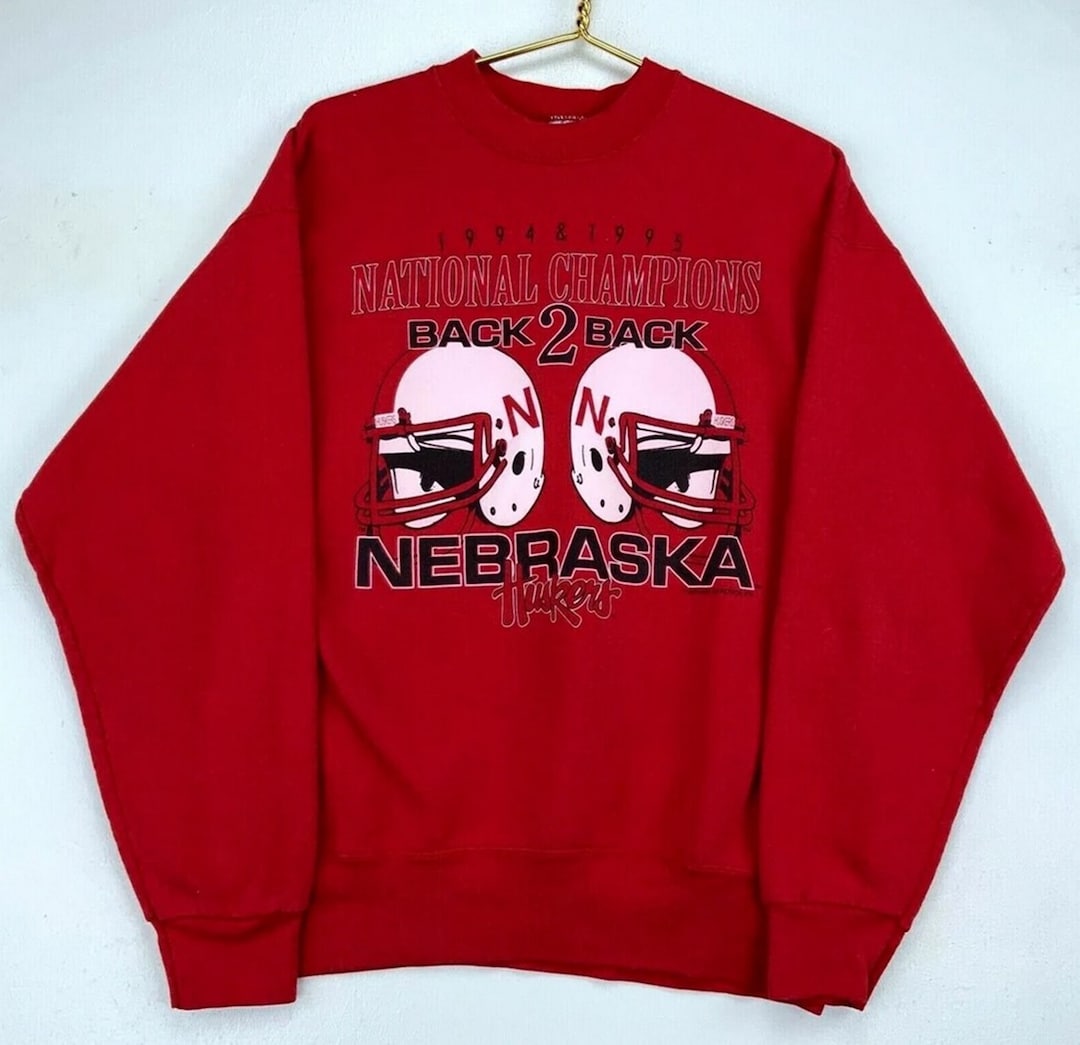 Vintage 1995 Nebraska Cornhuskers Sweatshirt, Vintage Shirt, T Shirt, Hoodie Sweatshirt Hoodie