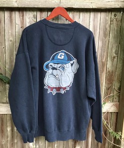 Vintage Style George Town Hoyas Sweatshirt Hoodie Sweatshirt Full Size Gifts for NCAA