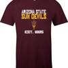 NCAA Est Stack Jersey Short Sleeve T-Shirt, Asu Hoodie, Sweatshirt, Shirt Full Size Gifts for NCAA Fans