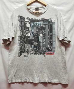 Vintage Style NBA David Robinson Shirt Sweatshirt Hoodie Reprinted Full Size Gifts for NBA Fans