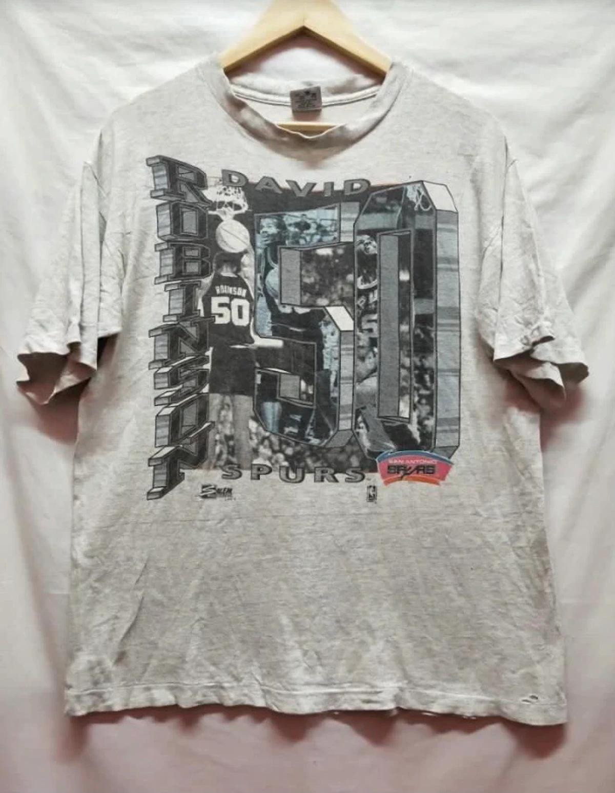 Vintage Style NBA David Robinson Shirt Sweatshirt Hoodie Reprinted Full Size Gifts for NBA Fans