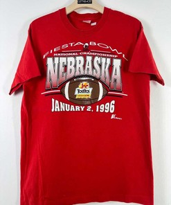 Vintage 90s Nebraska Huskers Sweatshirt, Nebraska Cornhuskers Fiesta Bowl Champion Sweatshirt Hoodie Shirt