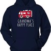 Gonzaga Bulldogs Grandma Camping Happy Place Hoodie for NCAA Fans