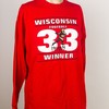 Vintage 1999 University of Wisconsin Badgers Ron Dayne 33 Heisman Trophy Winner Long Sleeve Shirt