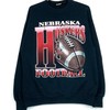 Vintage 90s Nebraska Huskers Football Crewneck Sweatshirt, University of Nebraska State Sweatshirt Hoodie