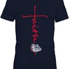 Gonzaga Bulldogs Faith Cross-Shape Shirt for NCAA Fans