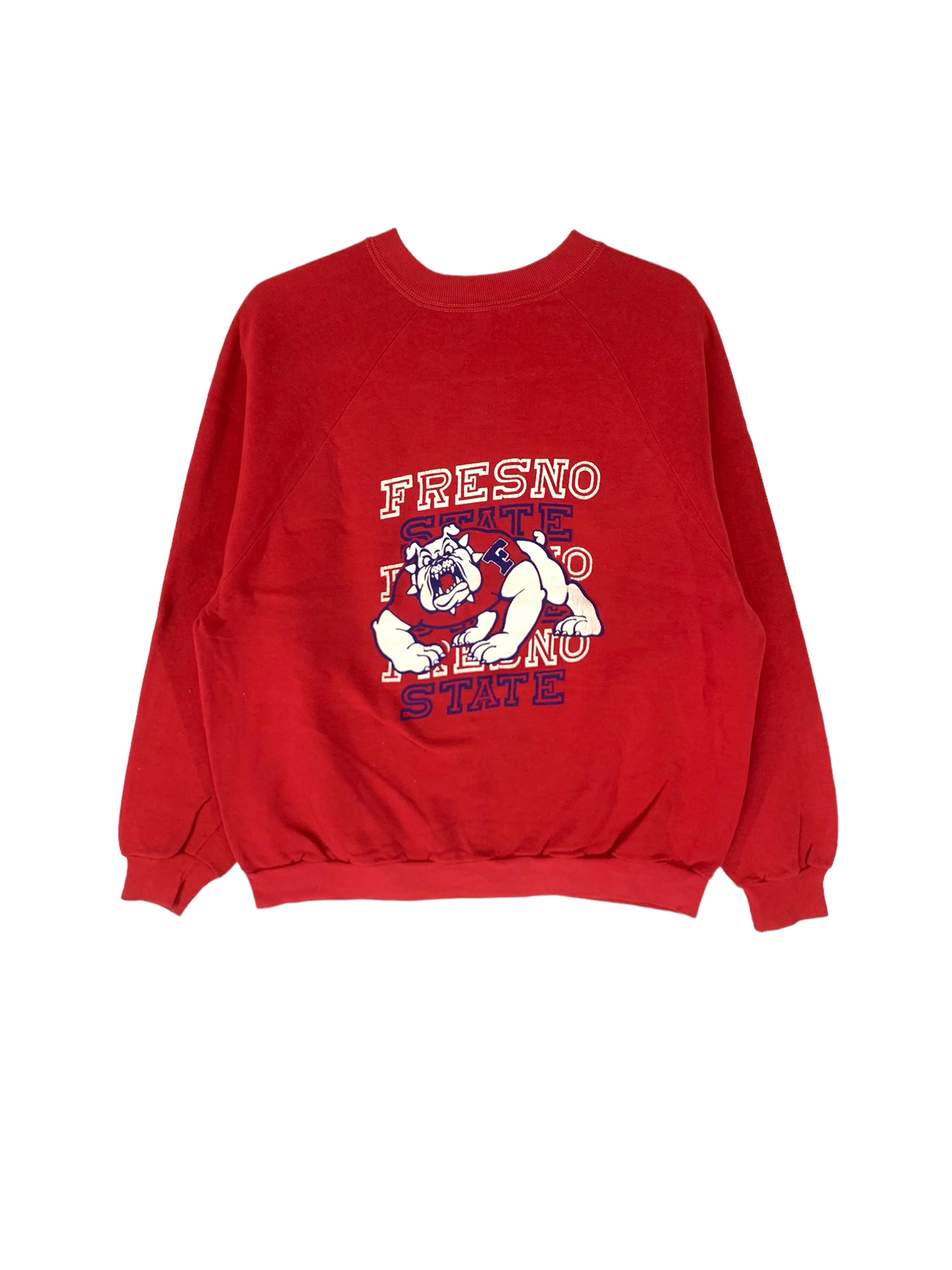 Fresno State University Football Vintage Style 90s Sweatshirt T-Shirt Full Size Gifts for NCAA