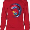 Kansas Jayhawks Shirt, Wave Gifts for NCAA Fans