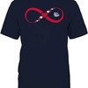 Gonzaga Bulldogs Shirt - Infinity Love University Logo Heart Pattern - NCAA Gonzaga Sweatshirts