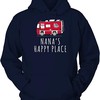Gonzaga Bulldogs Hoodie - Camping Nana's Happy Place Team - Gifts for NCAA Fans