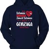 Gonzaga Bulldogs Hoodie - Smart Women Watch Basketball - Gifts for NCAA Fans