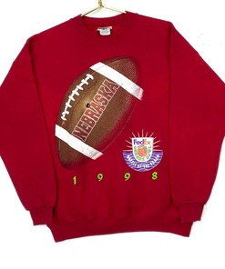 90s University of Nebraska Shirt, 1998 Nebraska Cornhuskers Vintage Crewneck Sweatshirt, Vintage 90s Shirt, Hoodie