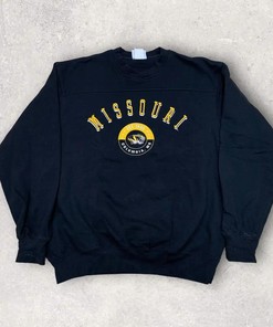 Vintage Style Missouri Tigers T-Shirt Sweatshirt Pullover Hoodie Reprinted Full Color Full Size Gift for NCAA Fans
