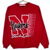90s University of Nebraska Shirt, Nebraska Cornhuskers Vintage Crewneck Sweatshirt, Vintage 90s Shirt