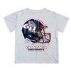 Gonzaga Bulldogs Football Dripping White T-Shirt - NCAA Gonzaga Basketball Shirts