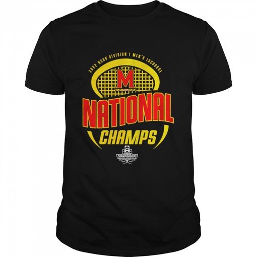 Maryland Terrapins 2022 NCAA Men's Lacrosse National Champions T-Shirt Sweatshirt Hoodie