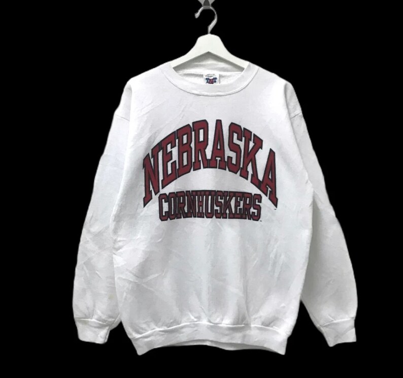 Vintage 90s Nebraska Cornhuskers Lincoln University Sweatshirt, Vintage 90s Sweatshirt, Shirt