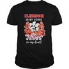 Clemson Tigers In My Veins Jesus In My Heart Signatures T-Shirt